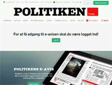 Tablet Screenshot of eavis.politiken.dk